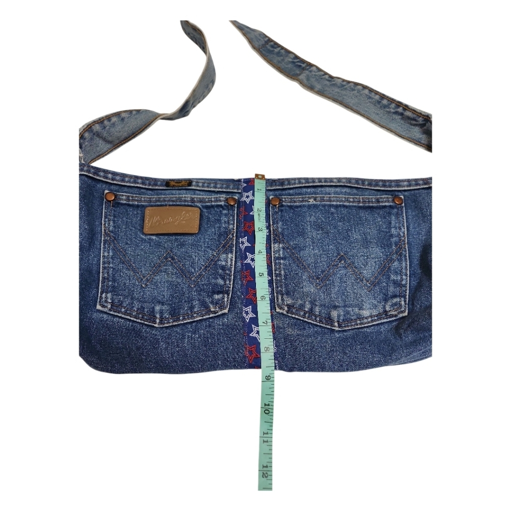 Vintage Wrangler & Levi’s Denim Hobo Bag Boho Western Country Y2K - Picture 5 of 8
